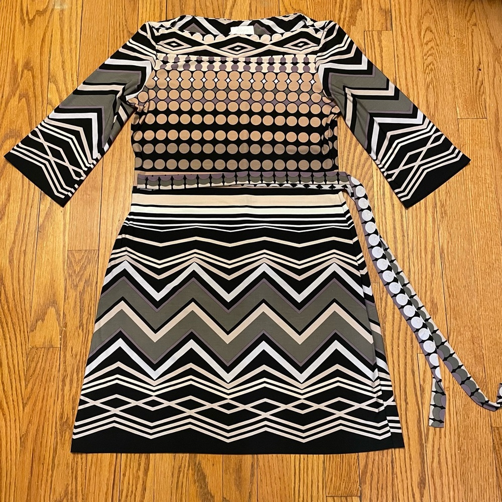 Patterned Maternity Dress
